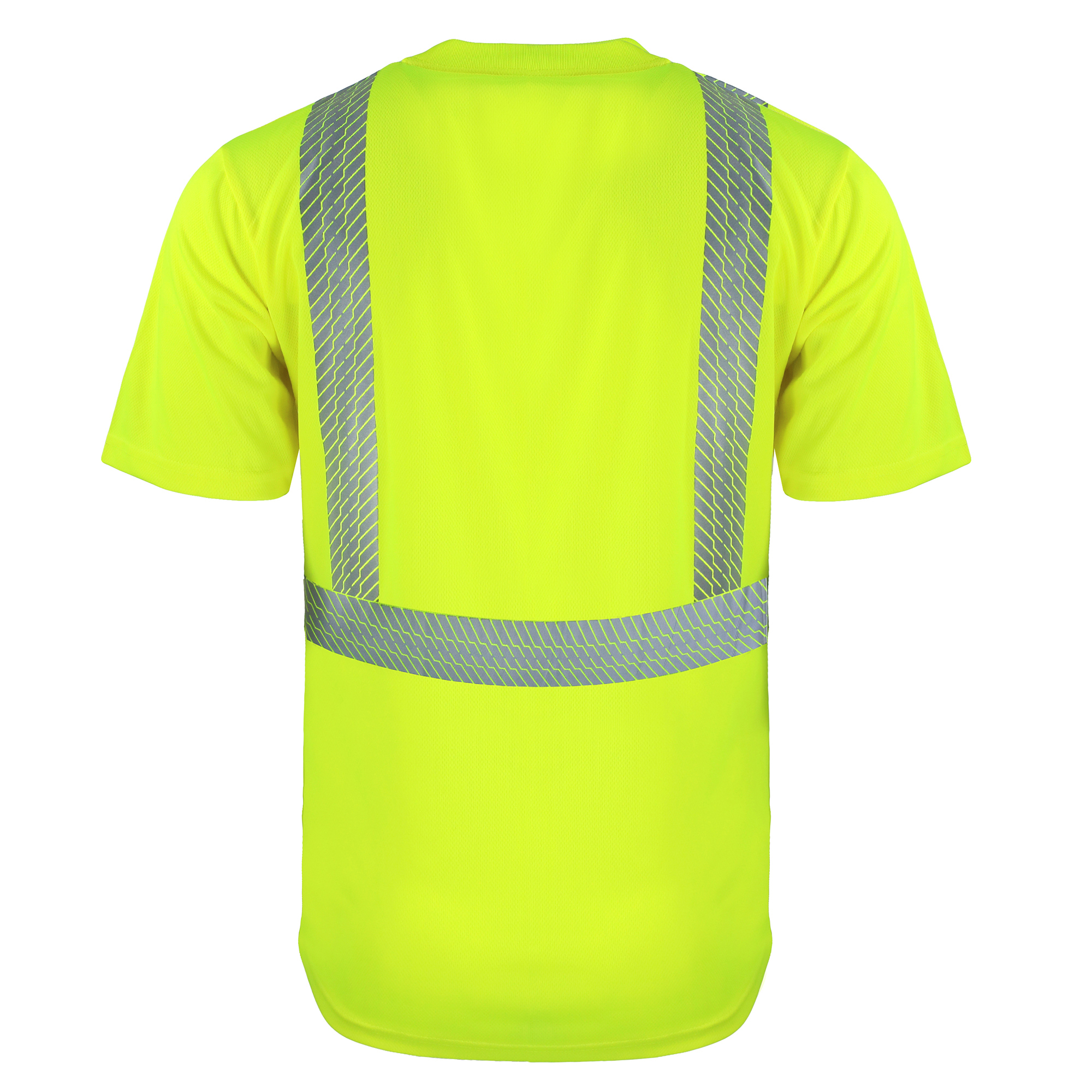 Picture of Safety Brite SB-C2SSBBSEG Class 2 Short Sleeve HI VIS Black Bottom Segmented T-Shirt